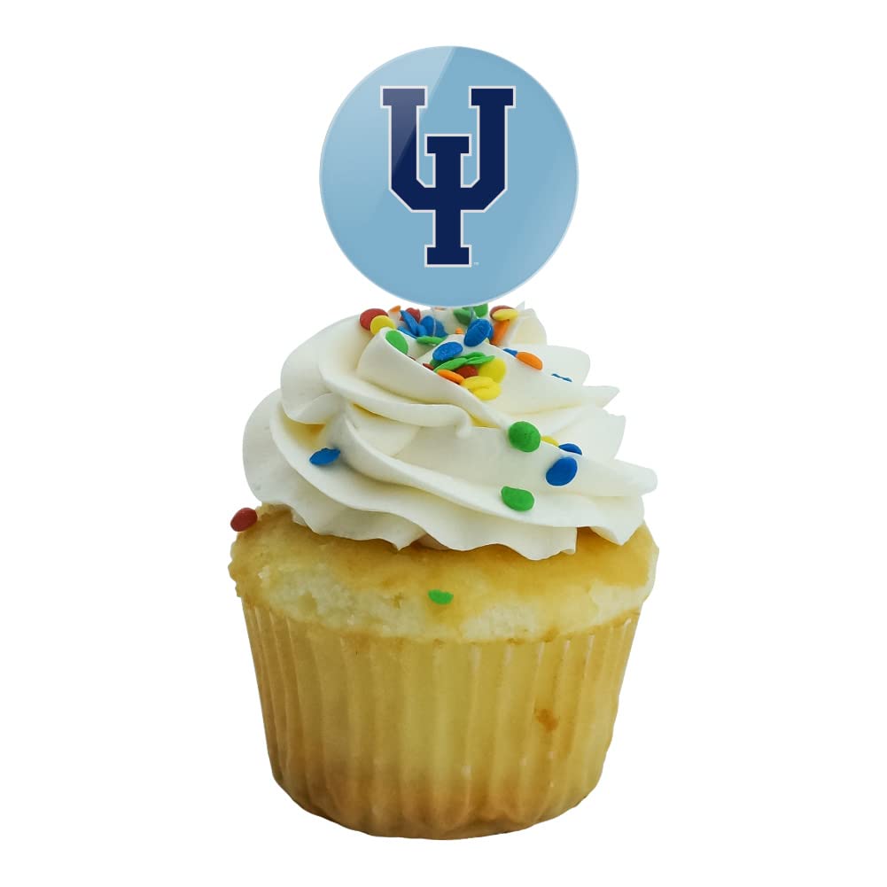 Upper Iowa University Secondary Logo Cupcake Picks Toppers Decoration Set Of 6