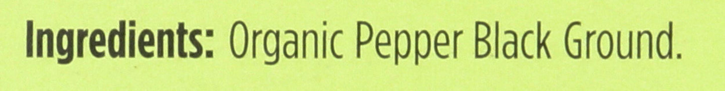 Spicely Organic Ground Black Pepper, 0.45 Oz