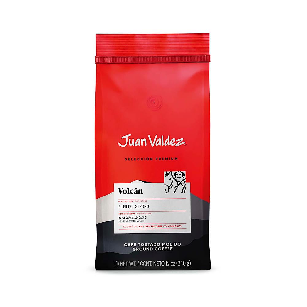 Juan Valdez Dark Roast Coffee - 100% Colombian Arabica Beans - 12 oz Pack