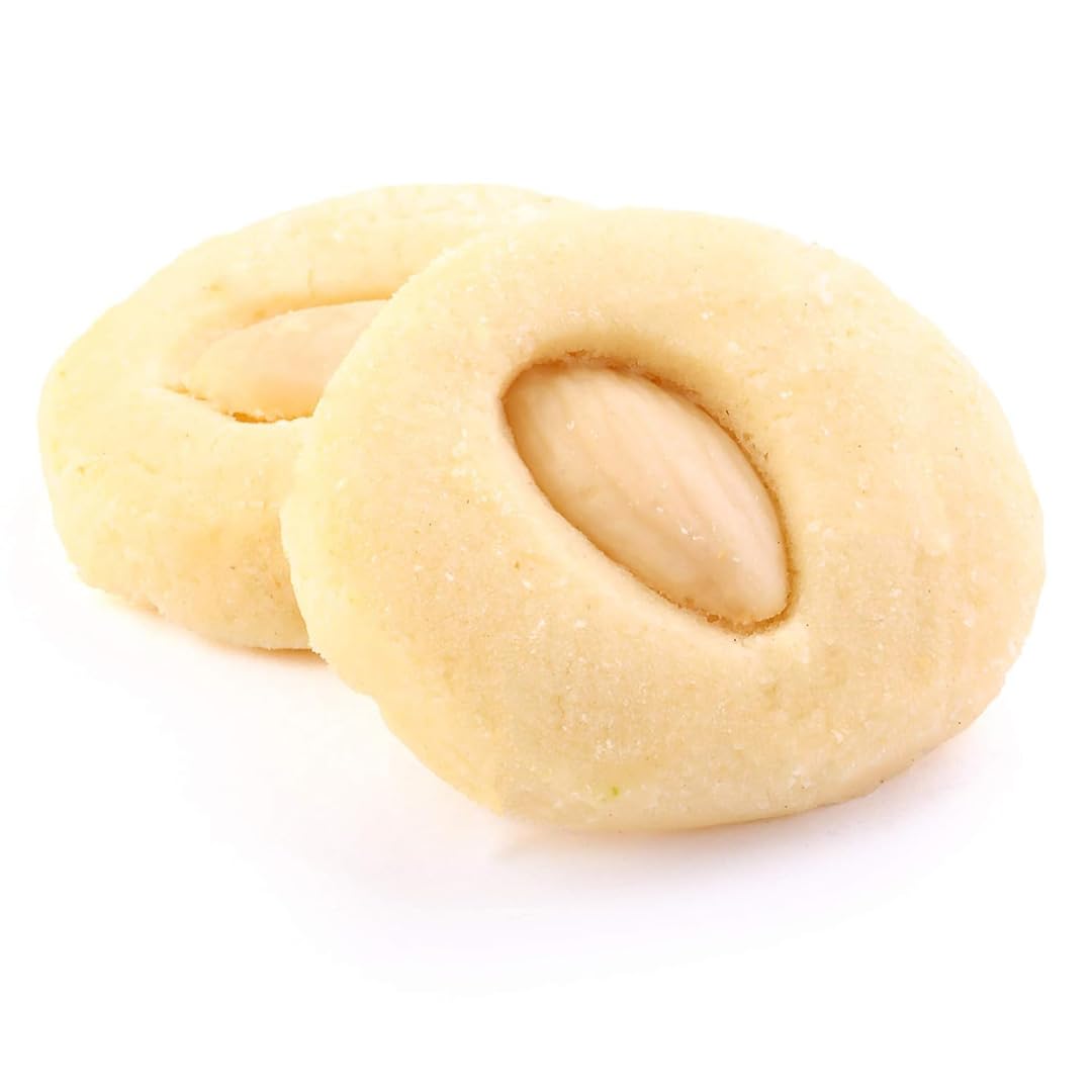 Zalatimo Sweets Since 1860, 100% All Natural Sesame & Butter Shortbread Cookies, Square Metal Gift Tin, Slightly Sweet Cookies With No Preservatives, No Additives, No Corn Starch, No Syrups! 1.4Lbs