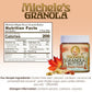 Micheles Granola Butter, Peanut-Free, No Palm Oil, Peanut Butter Alternative, 10 Oz Jar - Pack Of 2 (Original And Maple Pecan)