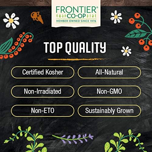 Frontier Co-Op Whole Fennel Seed, 16-Ounce Bulk, Mild Sweet Flavor, Aromatic, Reminiscent Of Licorice, Kosher