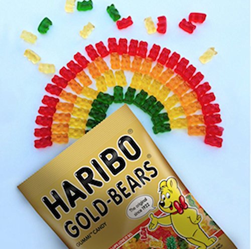 Haribo Gummi Candy, Goldbears, 2 Ounce (Pack Of 4)