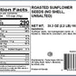 Yupik Roasted Sunflower Seeds, Unsalted, No Shell, 2.2 Lb, Pack Of 6, Gluten-Free, Vegan, Kosher, Shelled Seeds, Salt-Free, Sour