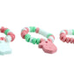 Christmas Candy - 24 Holiday Themed Candy Bracelet Stocking Stuffers Individually Wrapped Bulk - Santa, Christmas Tree, Snowman