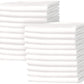 Nabob Wipers New Premium White T-Shirt Knit Rags, Exact Cut Pieces - 100% Cotton, Cloth Rags, Excellent For General Cleaning, Sp