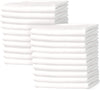 Nabob Wipers New Premium White T-Shirt Knit Rags, Exact Cut Pieces - 100% Cotton, Cloth Rags, Excellent For General Cleaning, Sp