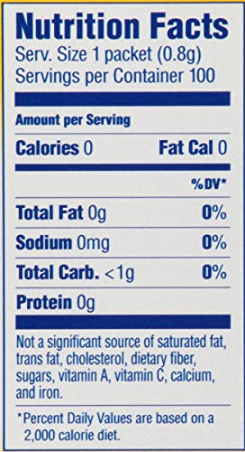 Sugar Twin, Calorie Free Sweetener, 100 Packets (Pack of 12)