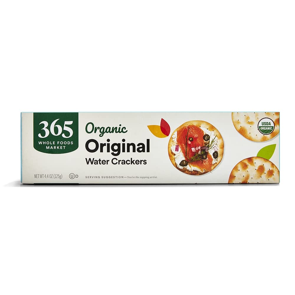 365 by Whole Foods Market, Organic Original Water Crackers, 4.4 Ounce