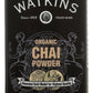 Watkins Gourmet Organic Chai Powder Spice Jar, Non-GMO, Kosher, 4 oz, 1-Pack, As Shown