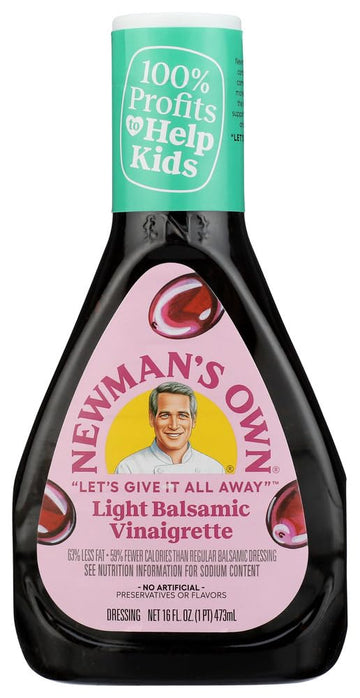 Newman's Own Light Balsamic Dressing, 16 oz, 2 pk