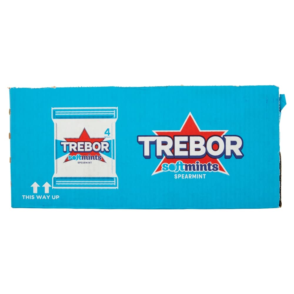 Trebor Softmints Spear - Pack of 6, 24 Rolls - Refreshing Mint Flavor
