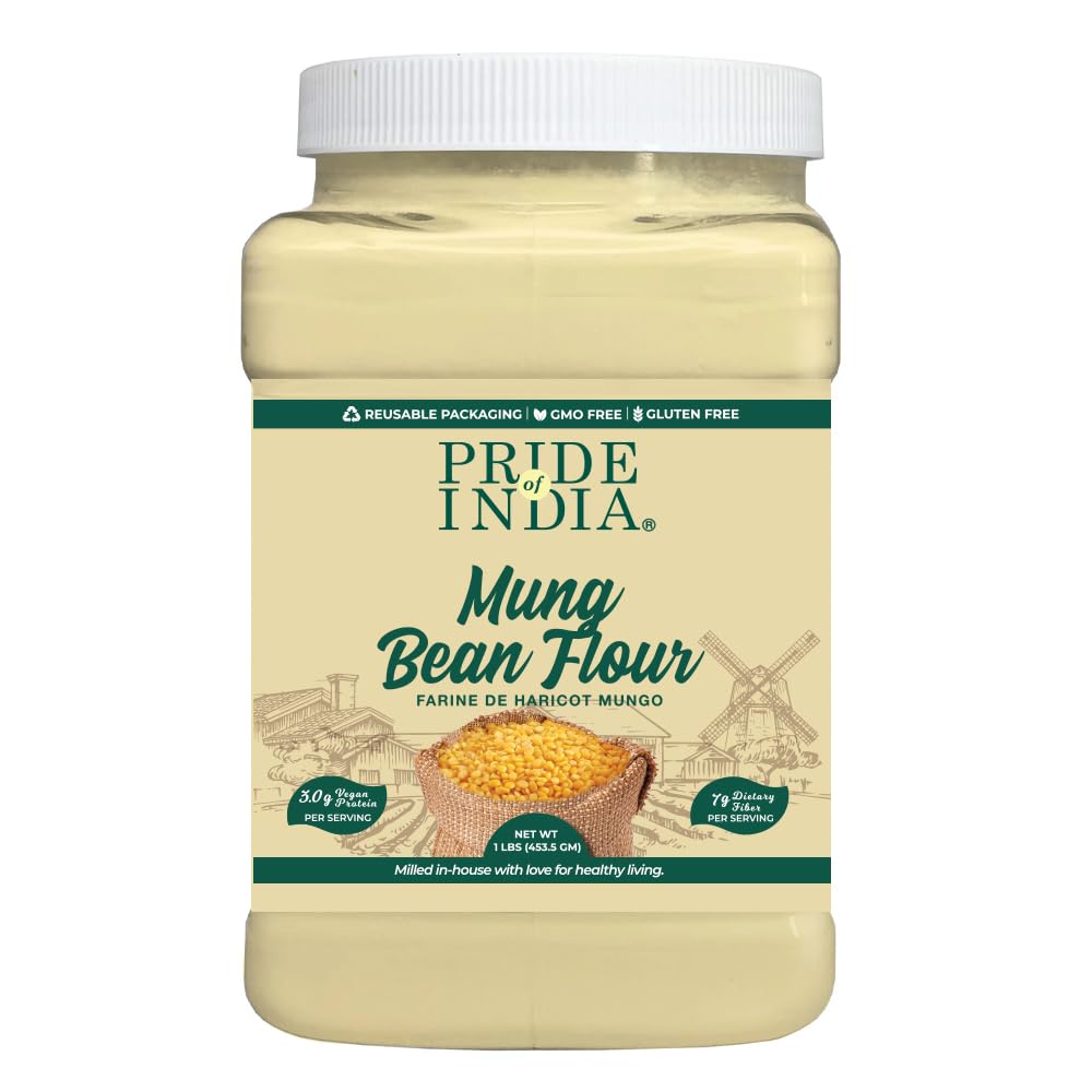 Pride Of India Mung Bean Flour (1 Lbs)