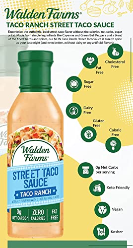 Walden Farms Sauce Strt Taco Crm Chipo (Pack Of 6)