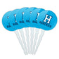 Hartwick College Secondary Logo Cupcake Picks Toppers Decoration Set of 6