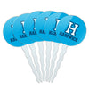 Hartwick College Secondary Logo Cupcake Picks Toppers Decoration Set of 6