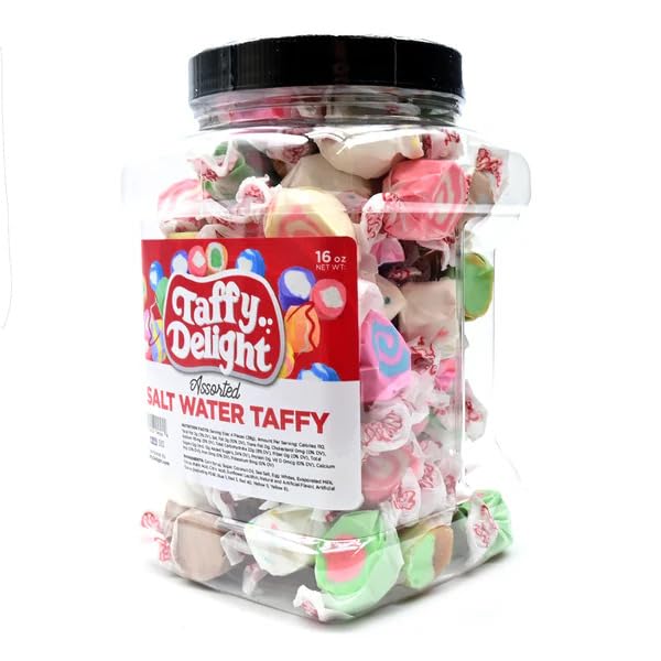 Taffy Delight Salt Water Taffy (16Oz, Assorted Mix)
