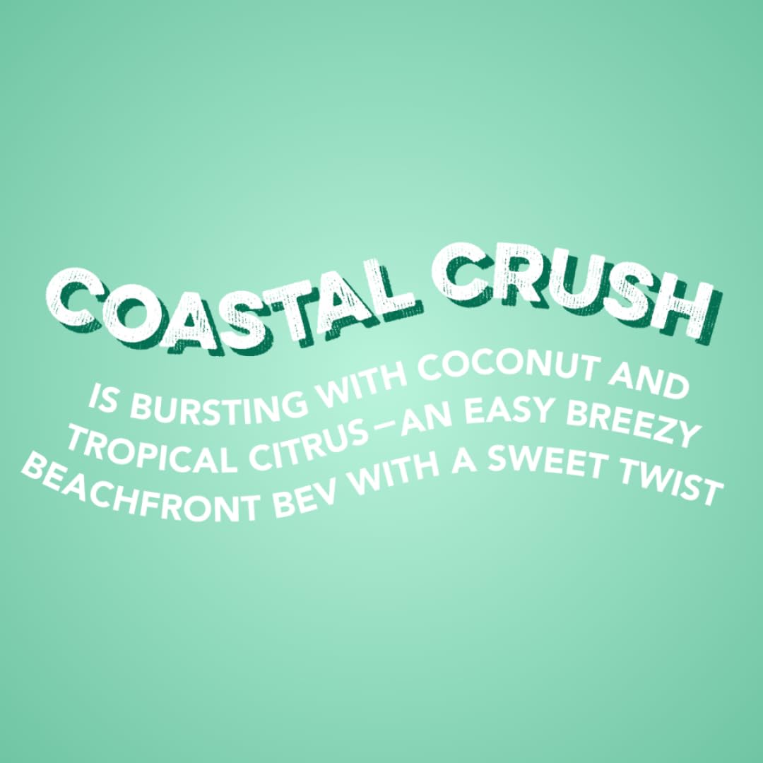Clear Protein + Energy Coastal Crush 16 oz Can - 12 Pack