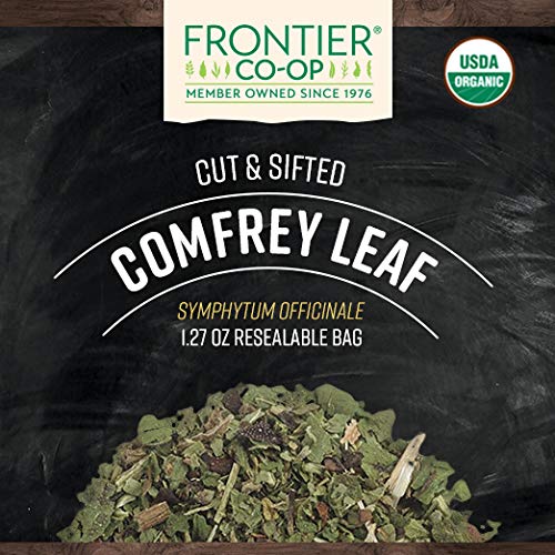 Frontier co-op Organic cut & Sifted comfrey Leaf 1.27oz