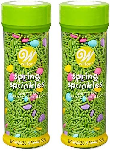 Wilton Mini Egg Sprinkle Mix, Non Toxic (Pack Of 2)
