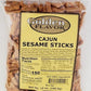 Golden Flavor Sesame Sticks - Cajun - 3 Pounds Total - (4) 12 Ounce Bags
