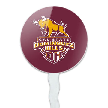 California State University Dominguez Hills Primary Logo Cupcake Picks Toppers Decoration Set Of 6