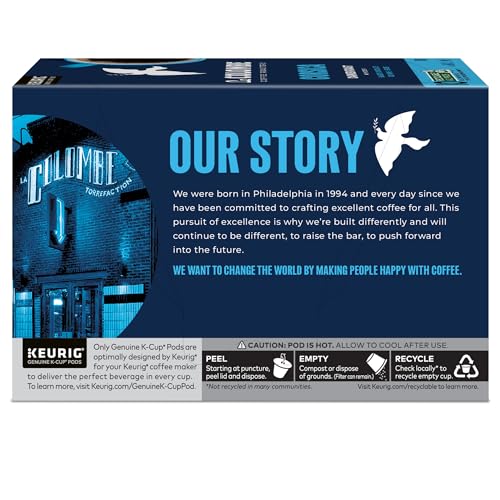 La Colombe Coffee Roasters Corsica Dark Roast Coffee, Single Serve Keurig K-Cup Pods, 10 Count Box