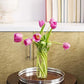 Kabloom Flowers - Mother'S Day Collection - 10 Pink Tulips With Vase, Gift For Birthday, Sympathy, Anniversary, Get Well, Thank