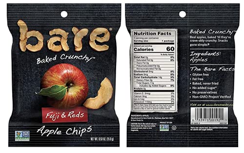 Organic Bare Variety Pack 20Ct 0.6625Lbs