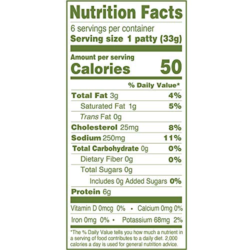 Applegate, Natural Savory Turkey Breakfast Sausage Patties, 7 oz (Frozen)