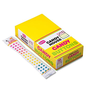 Candy Buttons By Necco Twenty Four 2-Strip Packs (48 Strips)