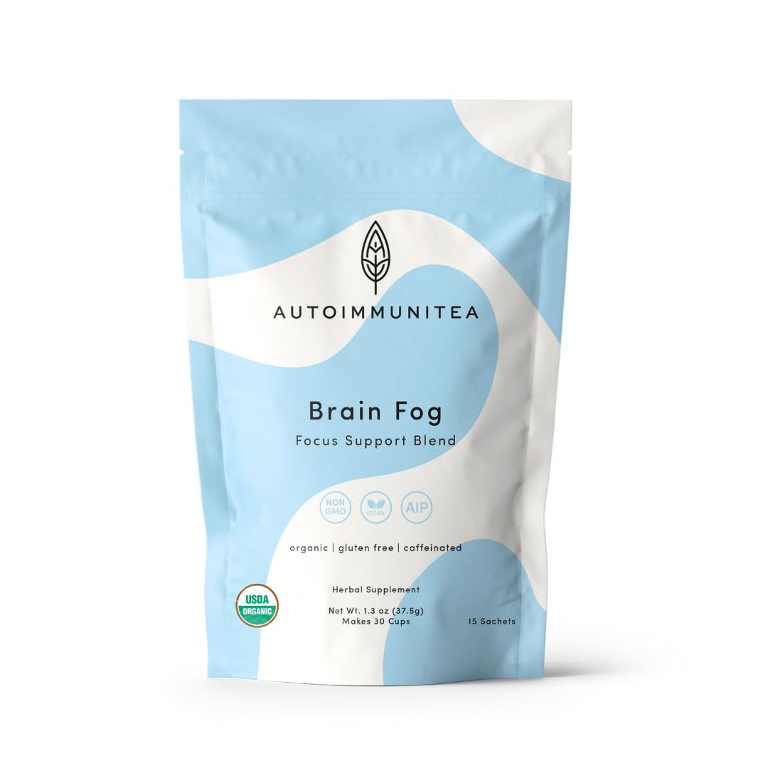 Brain Fog Tea For Herbal Focus & Memory  Aip Autoimmunitea Protocol Diet Compliant Foods  Whole 30  Paleo Friendly - Nootropics Support Herbs Flavor Blendgko Biloba  Peppermint  Gotu Kola