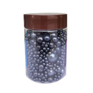Edible Pearl Sugar Sprinkles Black Candy Mixing Size Baking Edible Cake Decorations Cupcake Toppers Cookie Decorating Celebratio