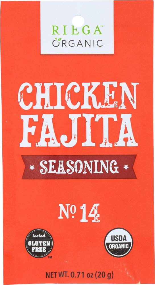 Riega Organic Chicken Fajita Seasoning Pouch 0.71 Oz