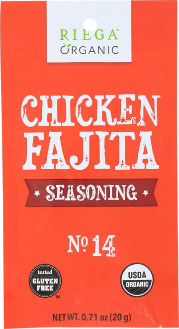 Riega Organic Chicken Fajita Seasoning Pouch 0.71 Oz