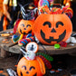 Halloween Candy Gift Basket - Trick Or Treat Pre-Filled Pumpkin Bucket Assorted Individually Wrapped Chocolate Candies Variety For Kids And Mature-Themeds - 20Oz Care Package Gift For College Students & Parties - Taboom