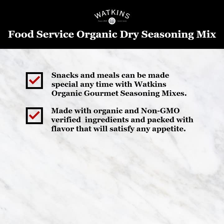 Watkins Organic Gourmet Dry Seasoning Mix, Chili, 18.3 Ounce