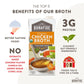Bonafide Provisions Organic Chicken Broth, Shelf Stable 32 Fl Oz - Pack Of 6