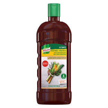 Knorr Professional Ultimate Vegetable Liquid Concentrated Base Scratch Like Flavor Aromatic Stock Base, Gluten Free, No Artificial Flavors, Colors, Preservatives, No Added Msg, 32 Oz, Pack Of 4