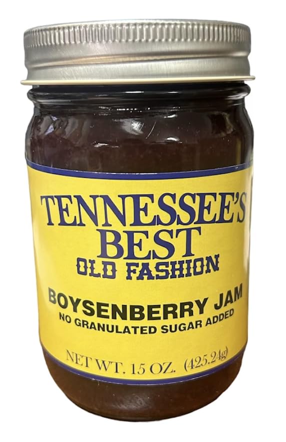 Tennessee's Best Old Fashioned Jams | Handcrafted With Simple Ingredients | Small Batch Made | 15 oz Resealable Glass Jar (Boyse