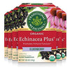Traditional Medicinals Organic Echinacea Plus Elderberry Seasonal Tea, 16 Tea Bags   (Pack Of 6)