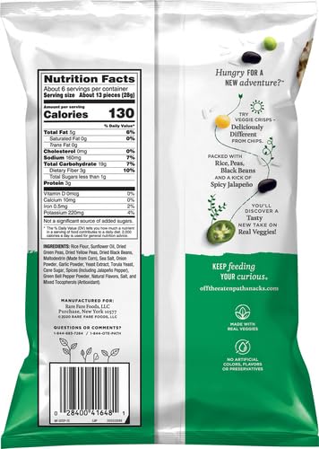 Off The Eaten Path Veggie Crisps Jalapeno, 6.25 Oz