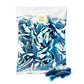 Baby Blue Sharks Gummy Candy | 1-Pound Bag | Blue Raspberry And Marshmallow Flavors