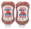 Hunt's Tomato Ketchup 100% Natural No High Fructose Corn Syrup 20 oz (Pack of 2)