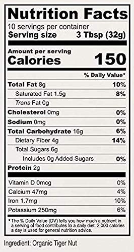 Anthony'S Organic Peeled Tiger Nuts, 12 Oz, Raw, Gluten Free, Non Gmo, Paleo Friendly