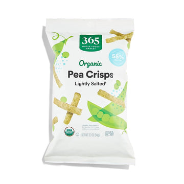 365 By Whole Foods Market, Crisp Pea Lightly Salted Organic, 3.3 Ounce