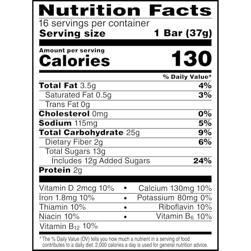 Nutri-Grain Breakfast Bars, Made with 10g Whole Grains, Snack Bars, Apple Cinnamon, 20.8oz Box (16 Count)