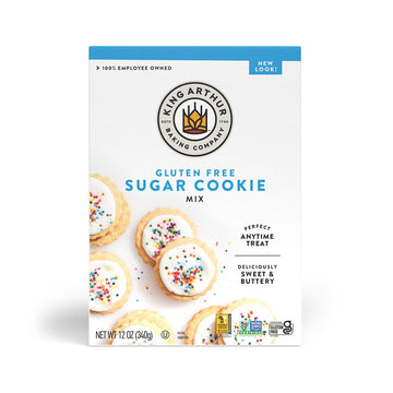 King Arthur Gluten Free Sugar Cookie Mix, Pack of 6, White, 12 Ounces