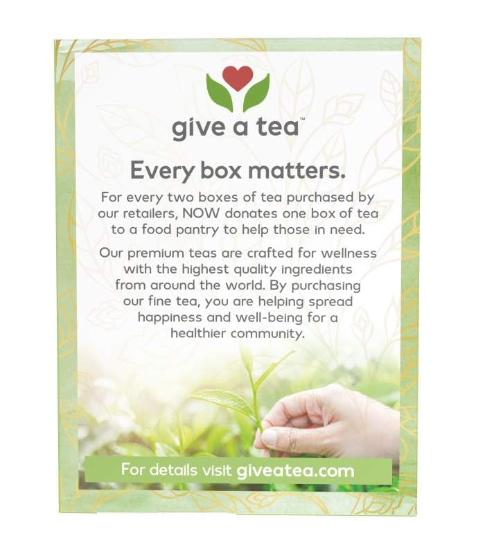 Now Foods, Certified Organic Green Tranquility™ Tea, Decaf Green With Lemon Myrtle, Non-Gmo, Premium Unbleached Tea Bags With No-Staples Design, 24-Count