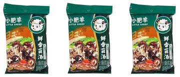 Little Sheep Mongolian Hot Pot Soup Base (3 Packs, Mushroom)